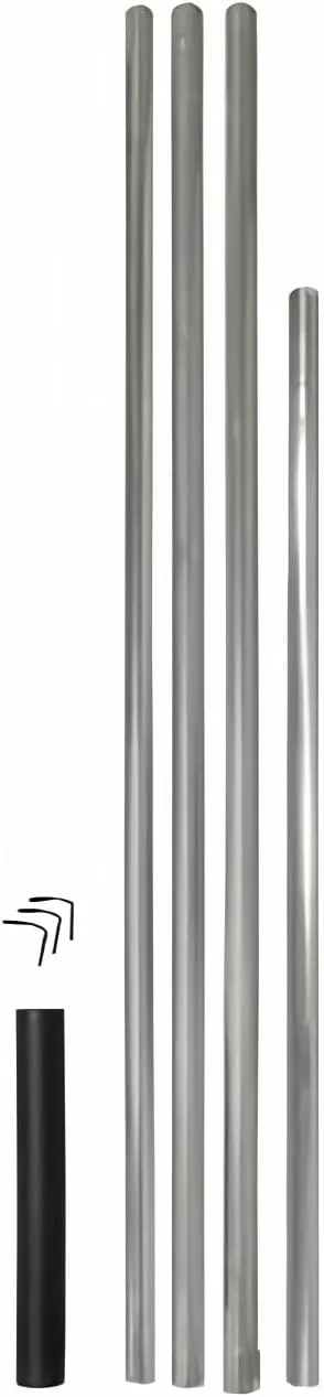 B.E.S.T. Martin House Pole, 16' – Steel Telescoping Pole for Purple Martin Houses by Prime Retreat