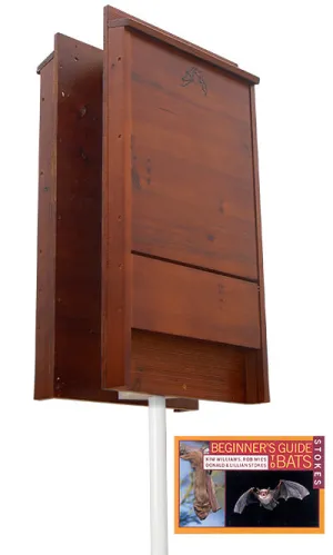 BestNest Premium Stained Double Bat House Kit, 200 bats