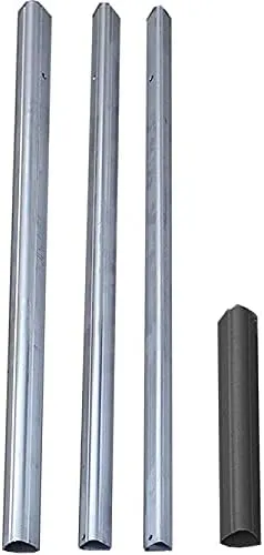BestNest S&K Telescoping Purple Martin House Pole with Ground Socket, 15', Triangular Aircraft Aluminum, Durable & Easy to Install, Specifically for S&K Martin Houses