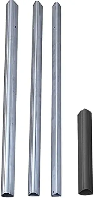 BestNest S&K Telescoping Purple Martin House Pole with Ground Socket, 15', Triangular Aircraft Aluminum, Durable & Easy to Install, Specifically for S&K Martin Houses