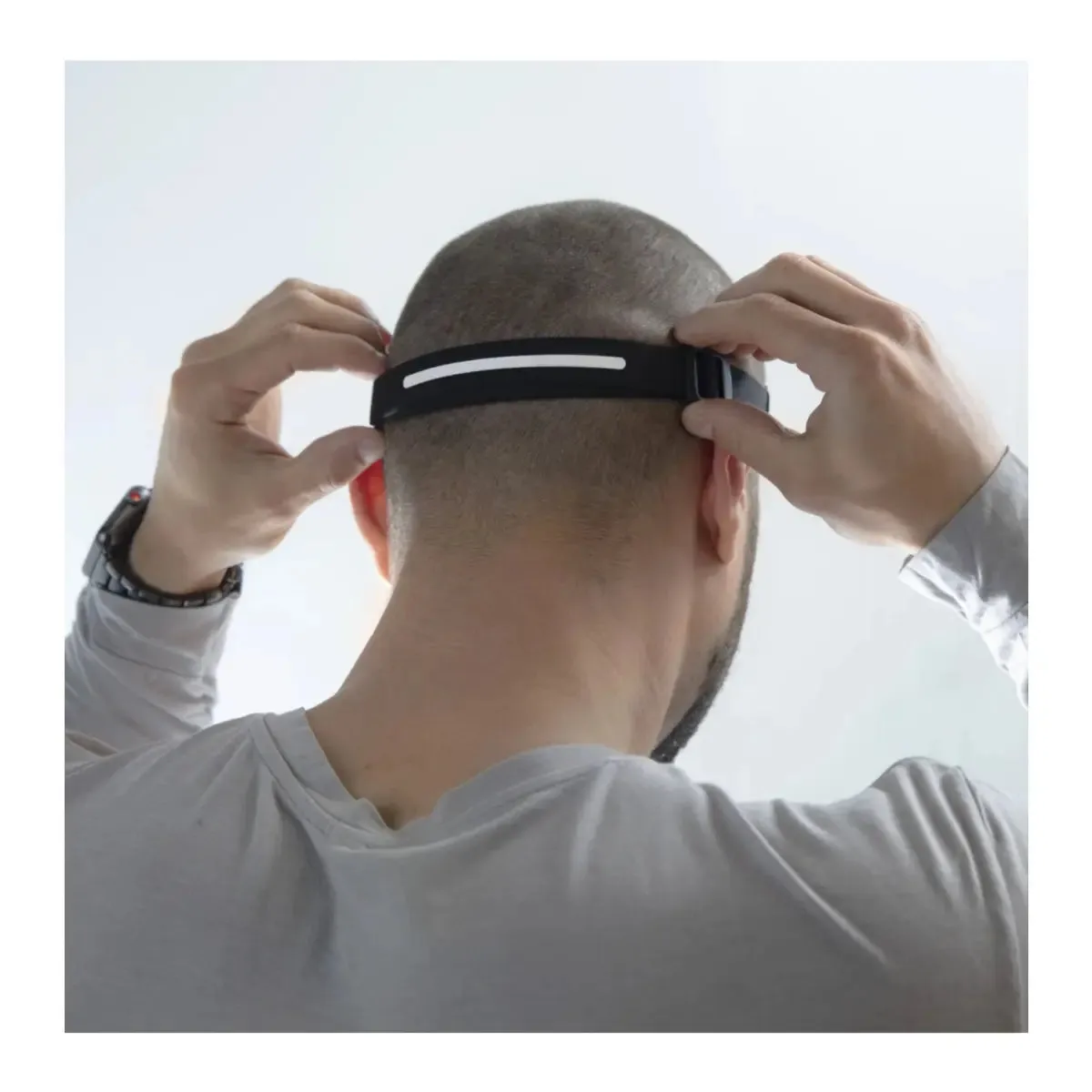 BioLite HeadLamp 200 Lumen Ultra-Lightweight Rechargeable USB Headlamp - Midnight Grey
