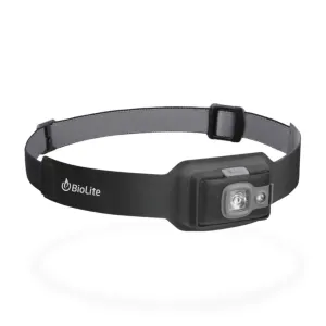BioLite HeadLamp 200 Lumen Ultra-Lightweight Rechargeable USB Headlamp - Midnight Grey