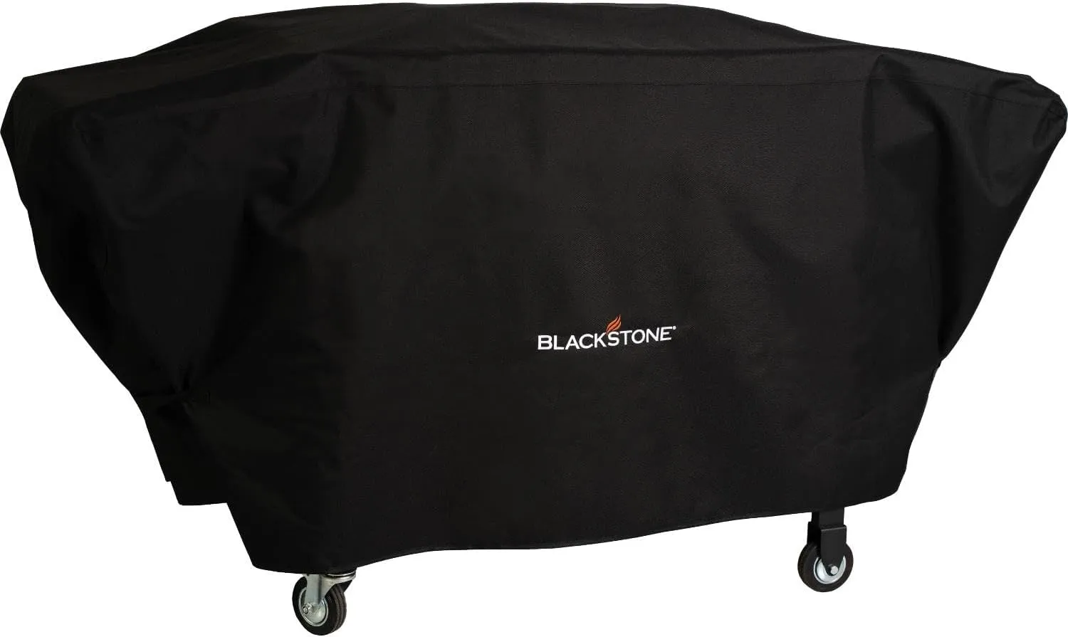 Blackstone 5484 Griddle Cover Updated Fits Cooking Station with Hood and Shelves Water Resistant, Weather Resistant, Heavy Duty 600D Polyester Flat Top Gas Grill Cover, Black 36" Black