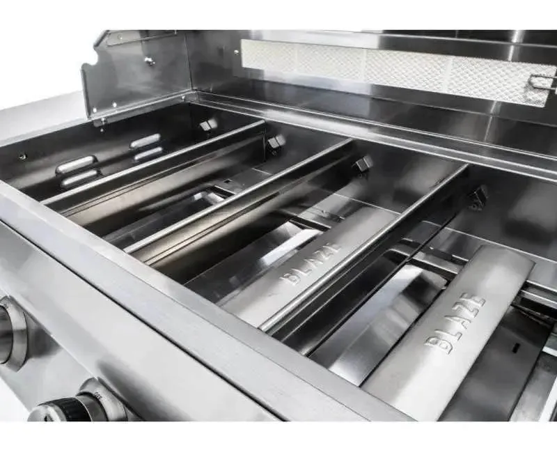 Blaze Grills Premium LTE 32” 4-Burner Gas Grill with Rear Burner and Built-In Lights