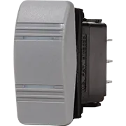 Blue Sea Systems Contura Switch DPDT On-Off-On Grey 661-8220