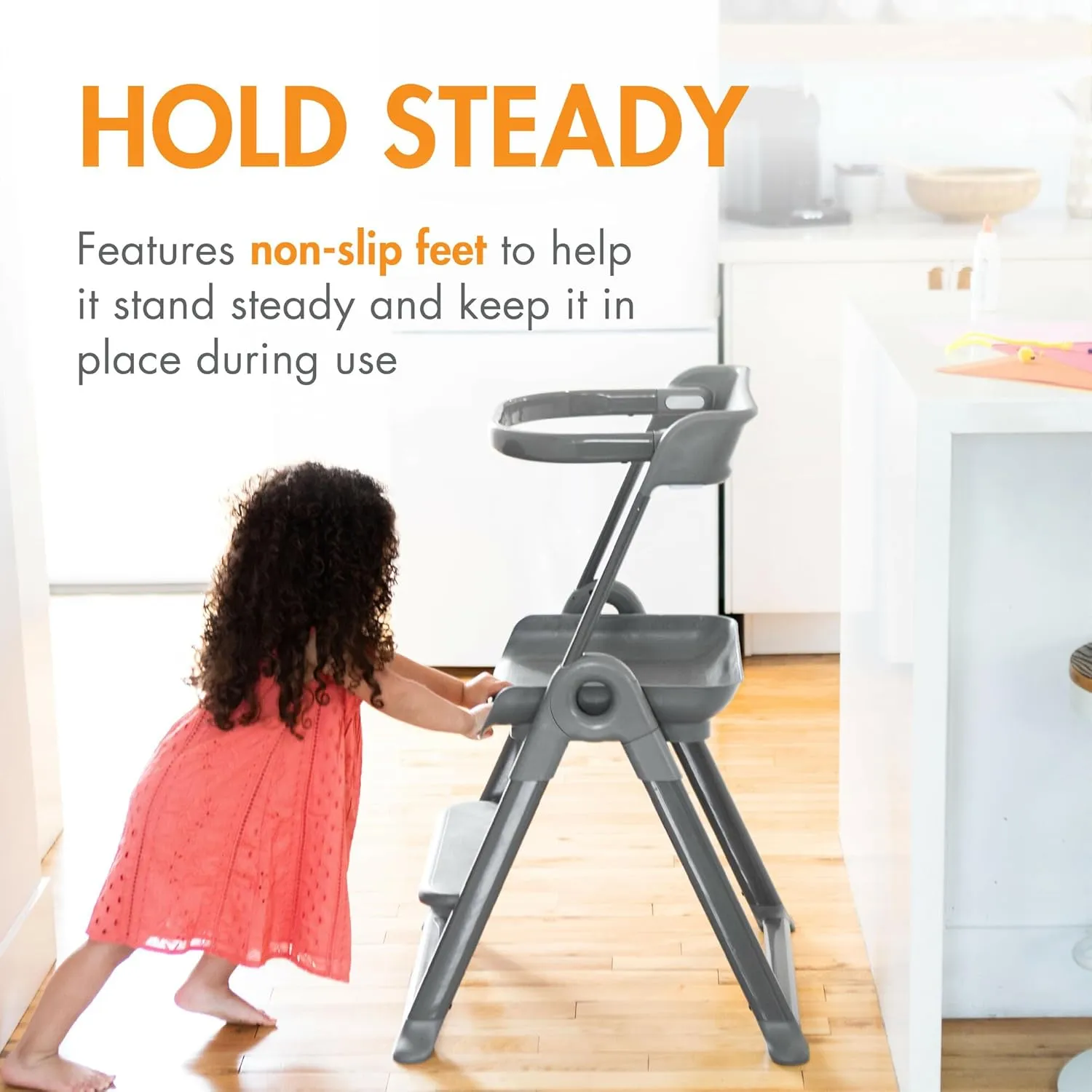 Boon Pivot Toddler Tower and Intro Kids Kitchen Accessories Bundle - Kids Cooking Set and Folding Step Stool - Gray - Kids Kitchen Set Includes Measuring Cup, Egg Cracker, Whisk, Chopper, and Spatula