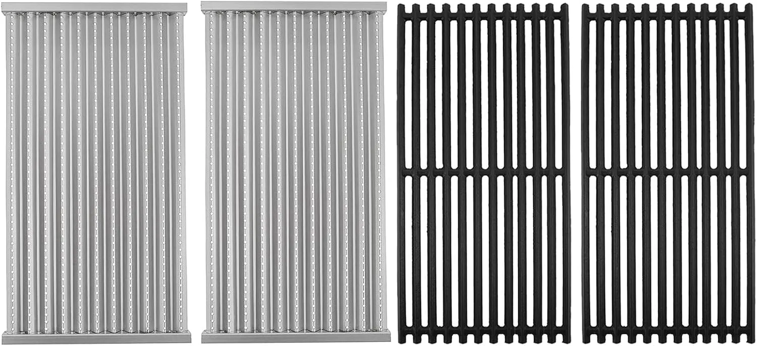 BQMAX Grill Grate for Charbroil Tru-Infrared 466642416 463644220 463632320 463642316 463675016 463644220, Stamped Stainless Steel Emitter and Cooking