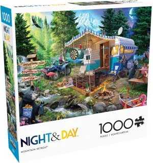 Buffalo Games - Jeff Haynie - Mountain Retreat - 1000 Piece Jigsaw Puzzle For Adults -Challenging Puzzle Perfect for Game Nights - Finished Size is 26.75 x 19.75