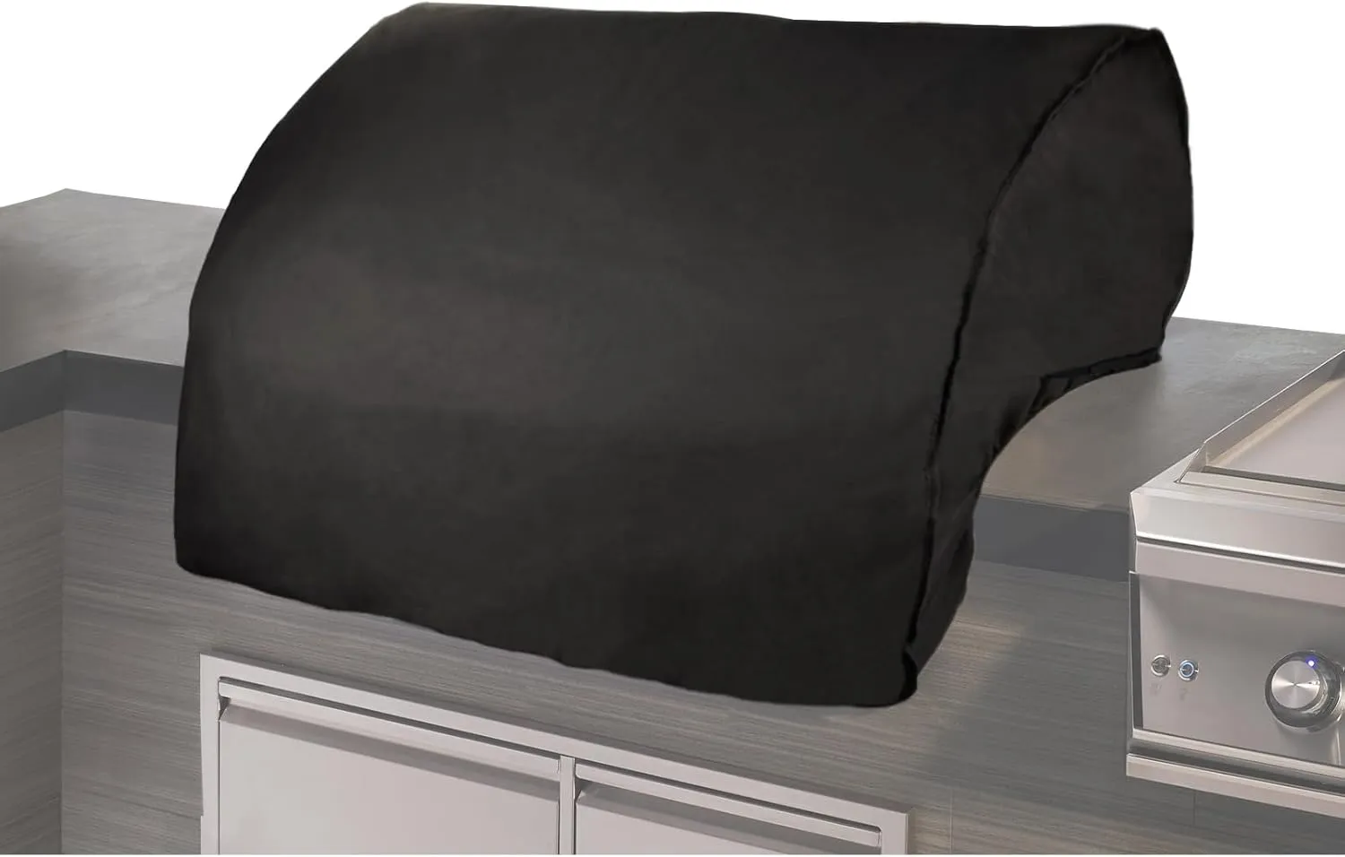 Built in Grill Cover for 42 Inch Outdoor Barbecue Grill Cover for Lynx, Twin Eagle, Wolf, Viking, Water Resistant Elastic for Snug Fit, 1 Pack Built in BBQ Cover