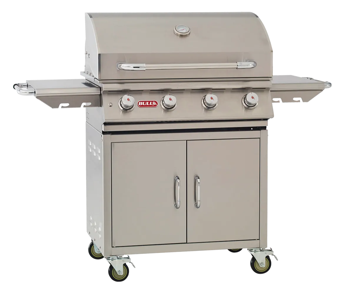 Bull Lonestar Select 30 Inch Propane Gas Grill on Cart