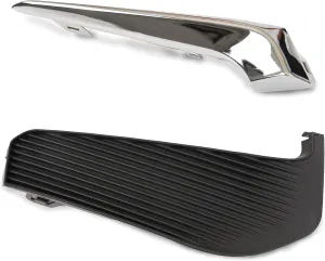 BXZ Front Fog light Bezel Bumper Insert Outer Grille Chrome Trim RH Right Passenger For Chevy Malibu 2016 2017 2018