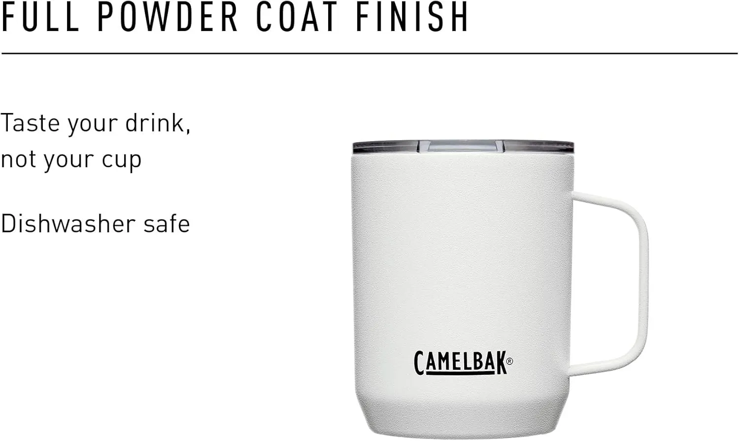 CamelBak Horizon Insulated Stainless Steel Camp Mug Drinkware Moss, 12oz