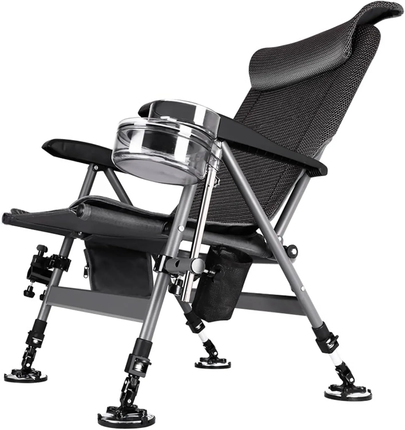 Camping Folding Stools Fishing Chair Aluminum Alloy Camping Chair for All TerrainFolding Stool Portable Outdoor Folding Travel Chair
