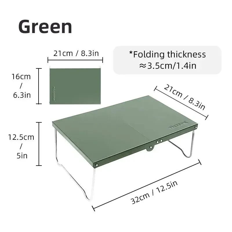 Camping Portable Foldable Table Small Coffee Tables Ultralight Outdoor Hiking Picnic Table MDF Mini Folding Table New
