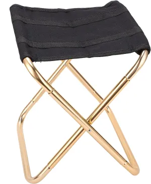 Camping Stool, Folding Samll Chair 11 inch Portable Camp Stool for Camping Fishing Hiking Gardening and Beach, Camping Seat with Carry Bag