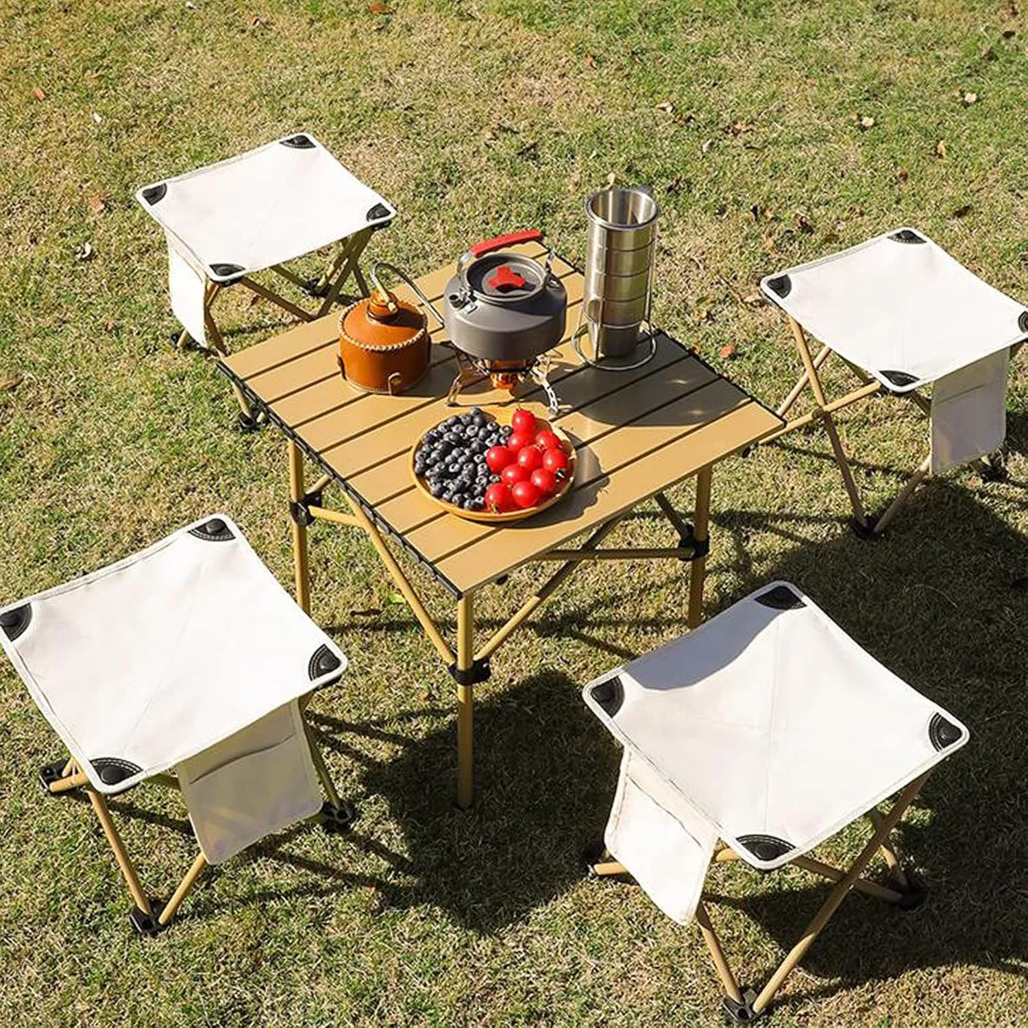 Camping Stool. Upgraded 13 Inch Portable Folding Stool.Lightweight Stool Ideal for Adult Fishing Outdoor Walking Beach Picnics Can Hold up to 450lbs (Black 2pc)
