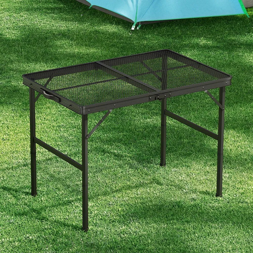 Camping Table Folding  90cm Portable Outdoor Picnic Garden BBQ