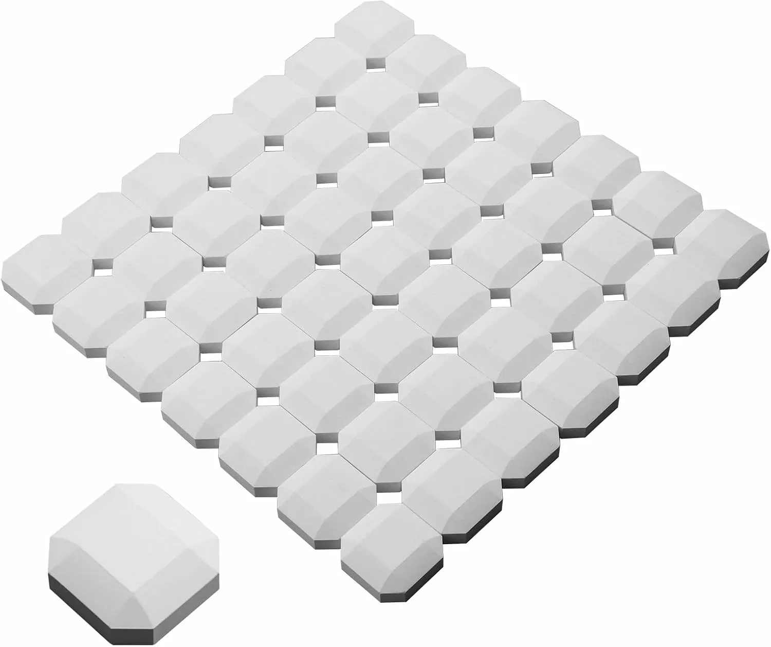 Ceramic Briquettes Replacement for CS30 L27 L30 L36 L42 L54 LBQ36 and Ducane, Alfresco, Dynasty Gas Grill, Grill Briquettes Replacement for Lava Rocks, 2" x 2" Each, 50-Piece