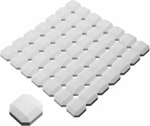 Ceramic Briquettes Replacement for CS30 L27 L30 L36 L42 L54 LBQ36 and Ducane, Alfresco, Dynasty Gas Grill, Grill Briquettes Replacement for Lava Rocks, 2" x 2" Each, 50-Piece
