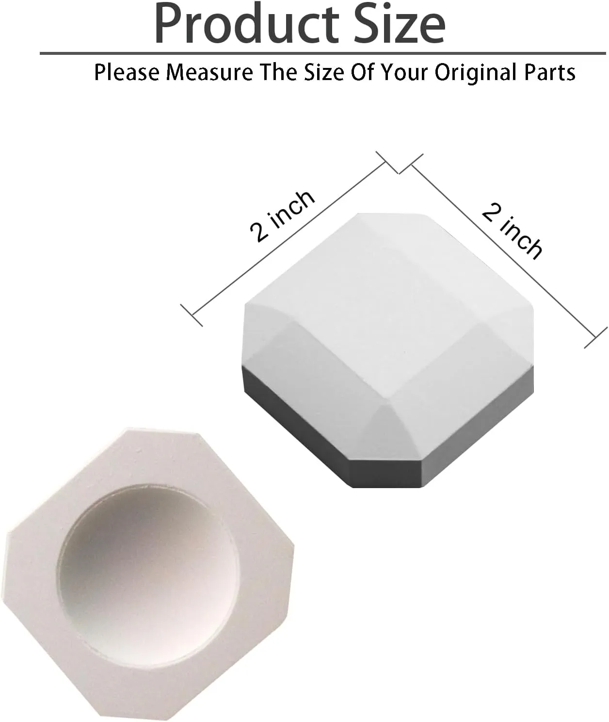 Ceramic Briquettes Replacement for CS30 L27 L30 L36 L42 L54 LBQ36 and Ducane, Alfresco, Dynasty Gas Grill, Grill Briquettes Replacement for Lava Rocks, 2" x 2" Each, 50-Piece