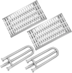 Ceramic Rod Radiant Tray for DCS Grill Parts Replacement 27DBQR, DCS 36 BGB36-BQARL, DCS 48 BGB48-BQARN, Stainless Steel Grill Heat Plates Shield with Grill Burners Briquette Tray
