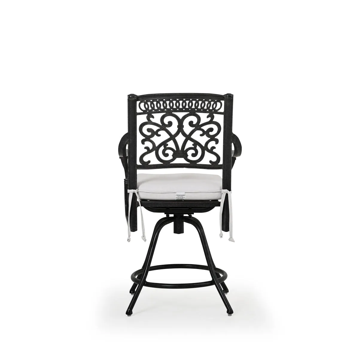 Charleston Outdoor Cast Aluminum Swivel Counter Height Stool