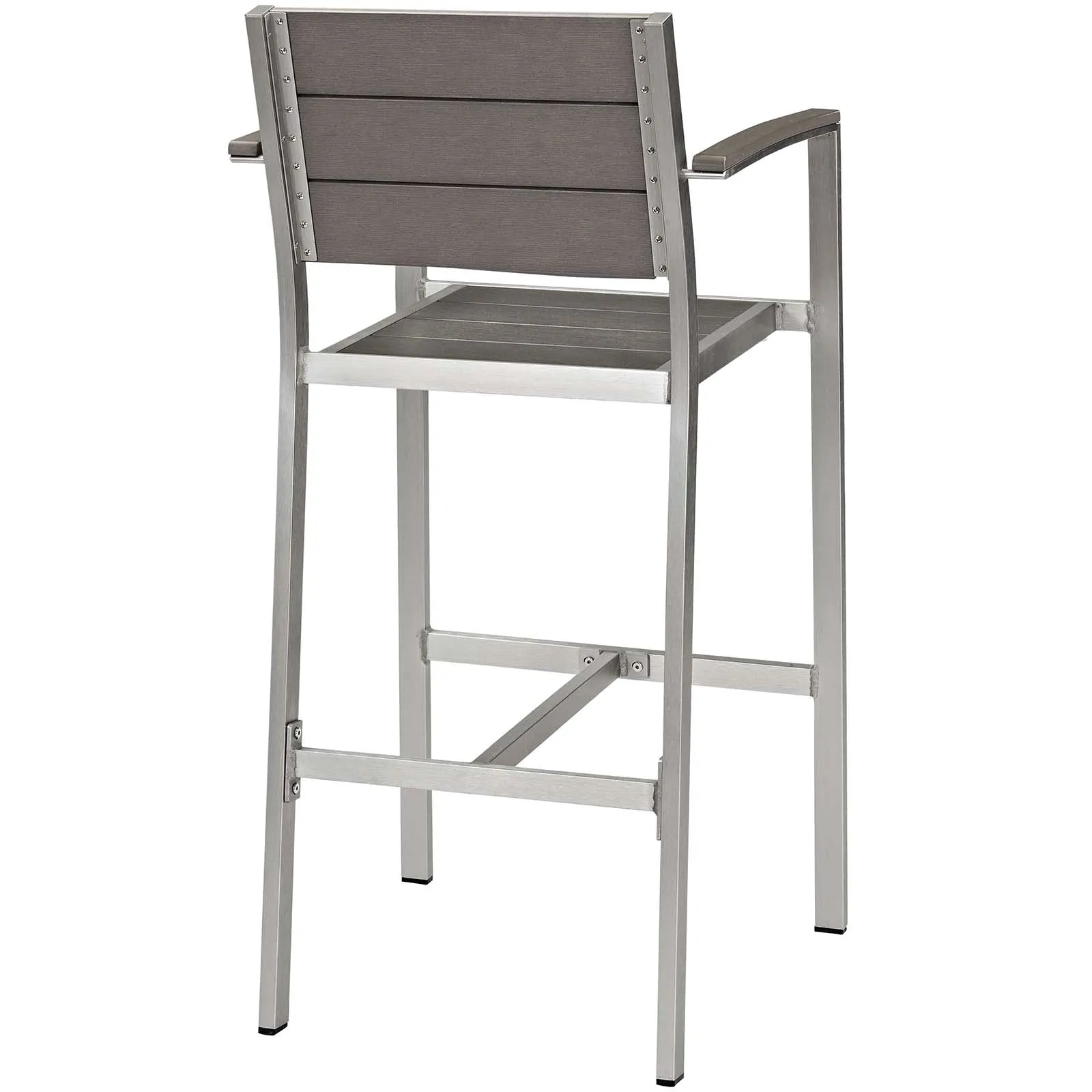 Coast Outdoor Patio Aluminum Bar Stool (Set of 2)
