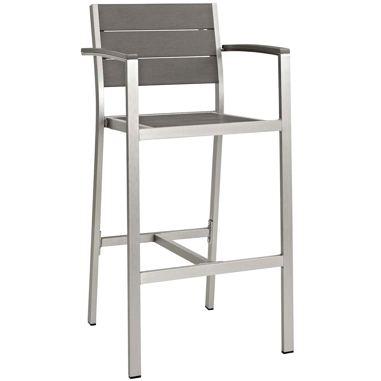 Coast Outdoor Patio Aluminum Bar Stool (Set of 2)