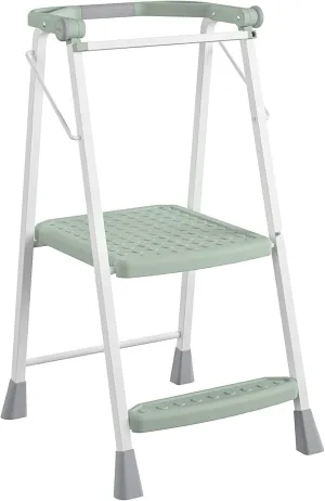 COSCO 2-Step Kitchen Stepper™ Adult Folding Step Stool, Kids Folding (Steel/Resin)