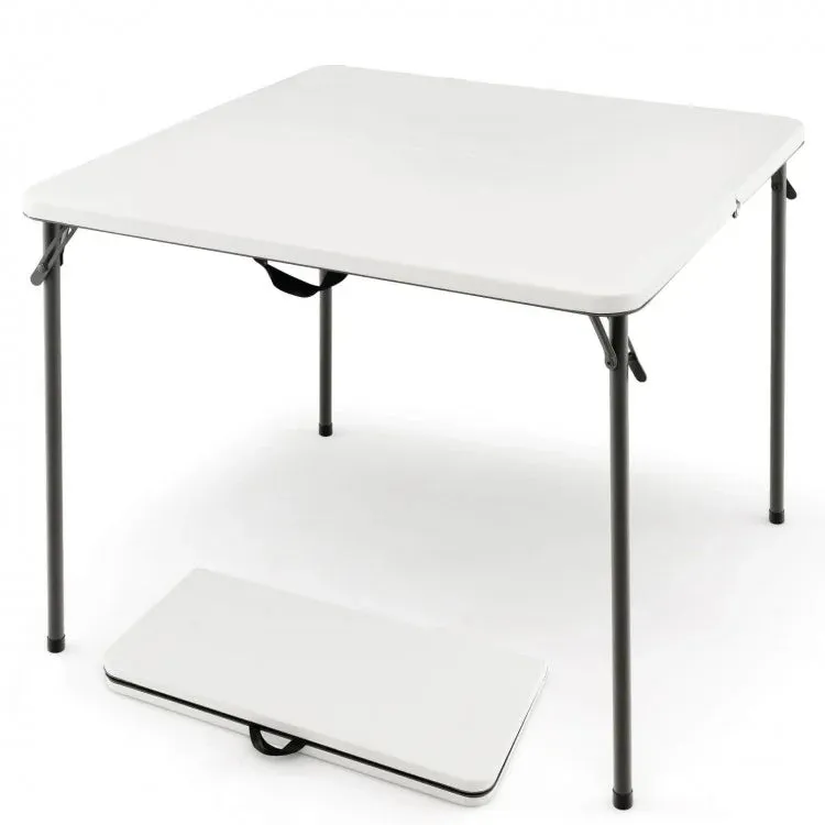 Costway Outdoor Folding Camping Table with Rust-Resistant Frame - Suitable for Camping and Hiking