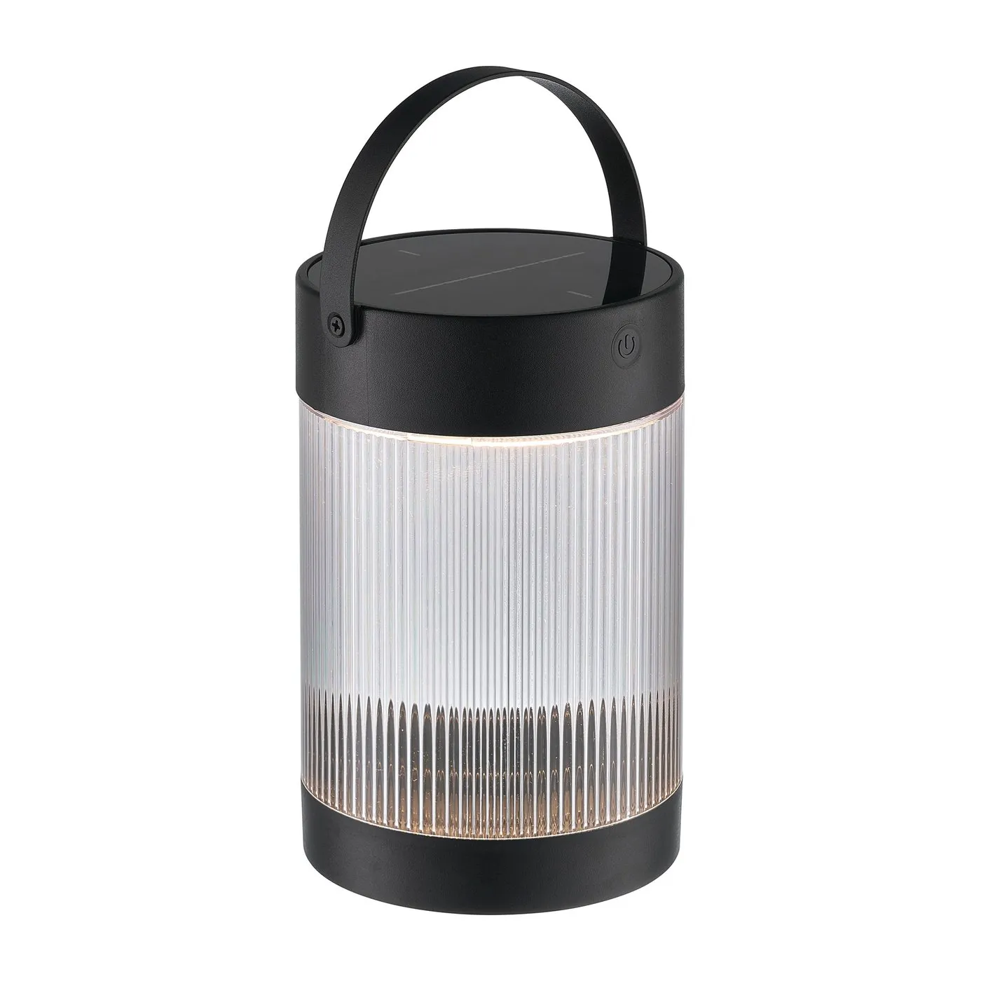 Coupar Solar Table Lamp Black