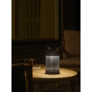 Coupar Solar Table Lamp Black