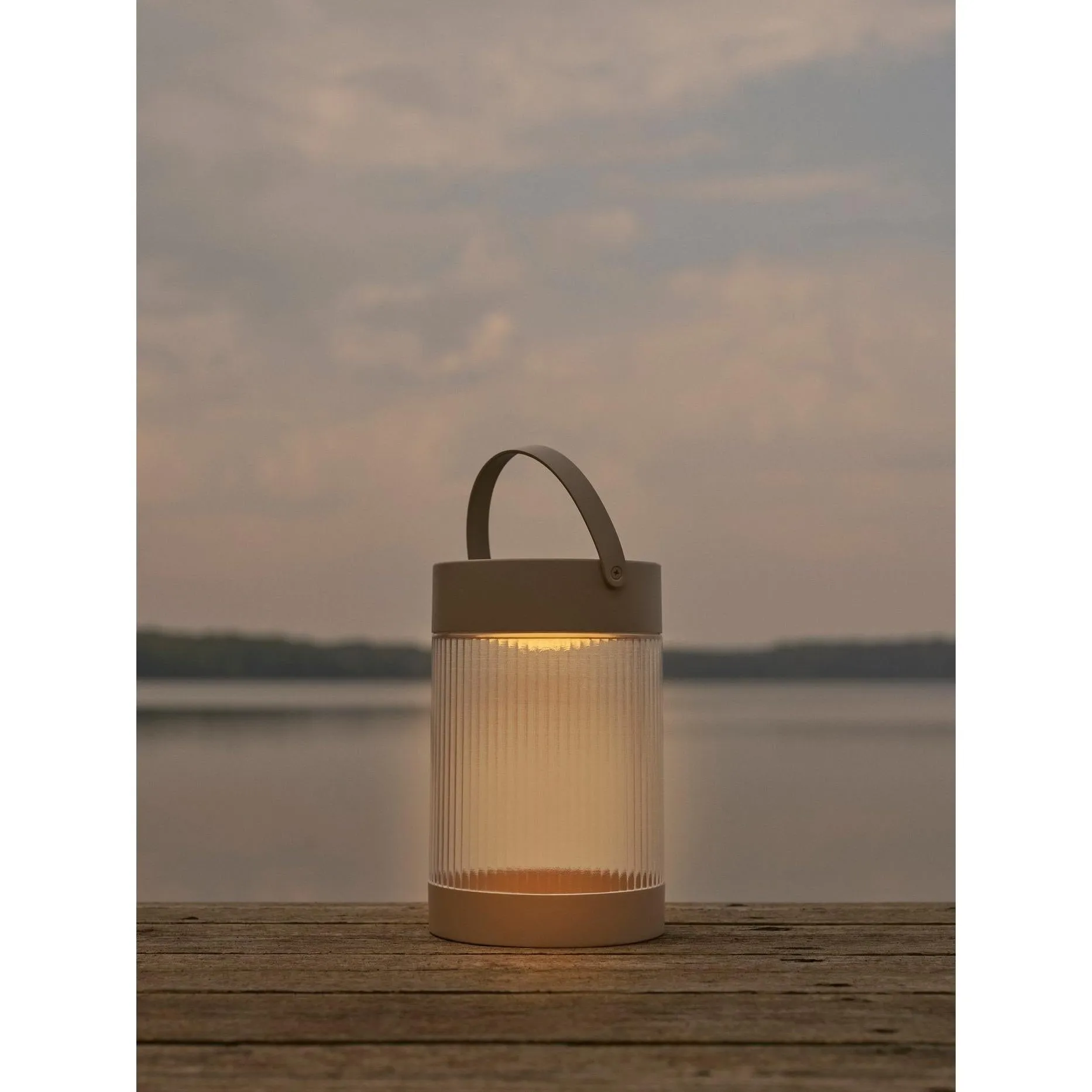 Coupar Solar Table Lamp Sand