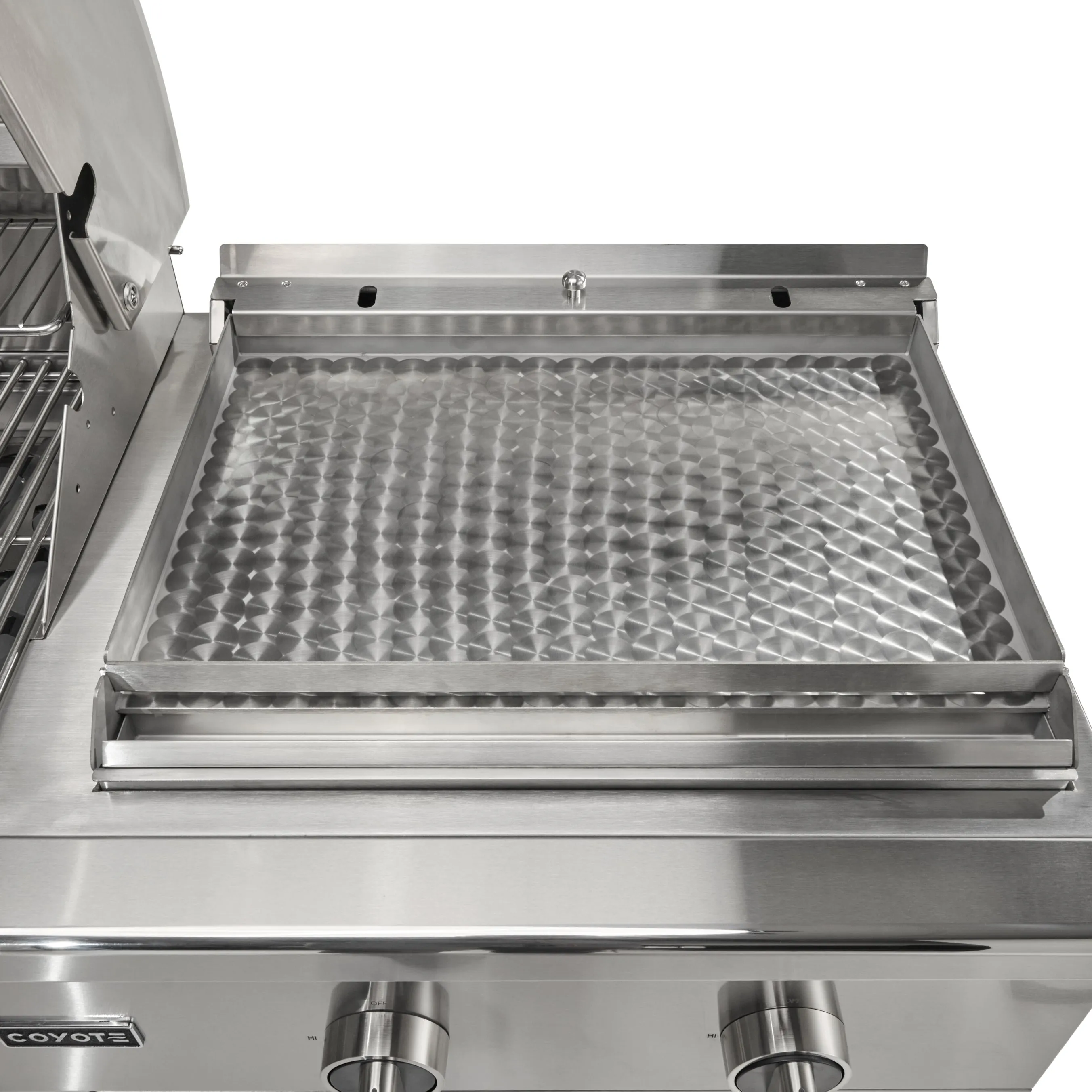 Coyote 50 Inch Hybrid Griddle and Propane Grill