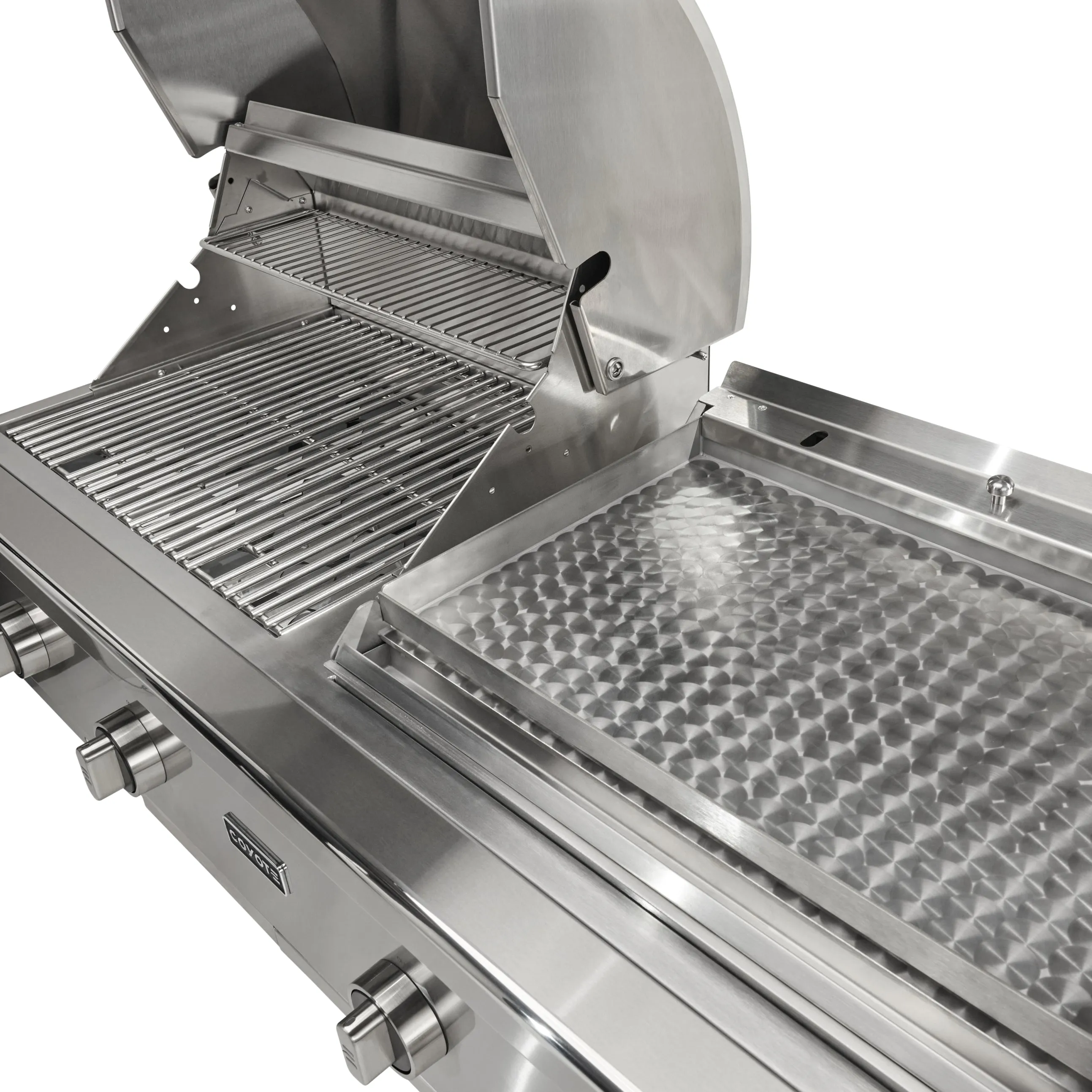 Coyote 50 Inch Hybrid Griddle and Propane Grill