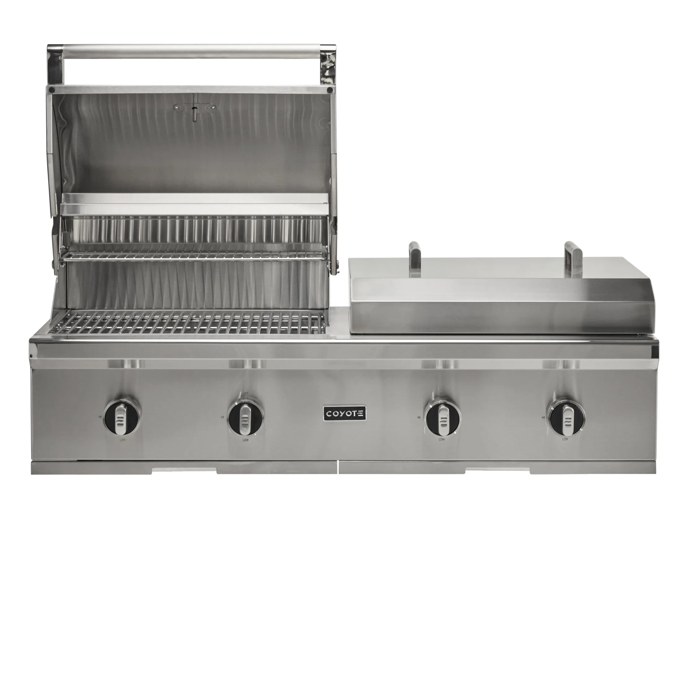 Coyote 50 Inch Hybrid Griddle and Propane Grill