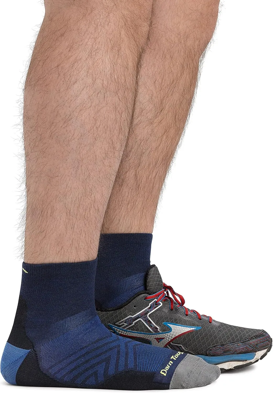 Darn Tough Men's 1/4 Ultra-Lightweight Run Sock (Style 1034) -