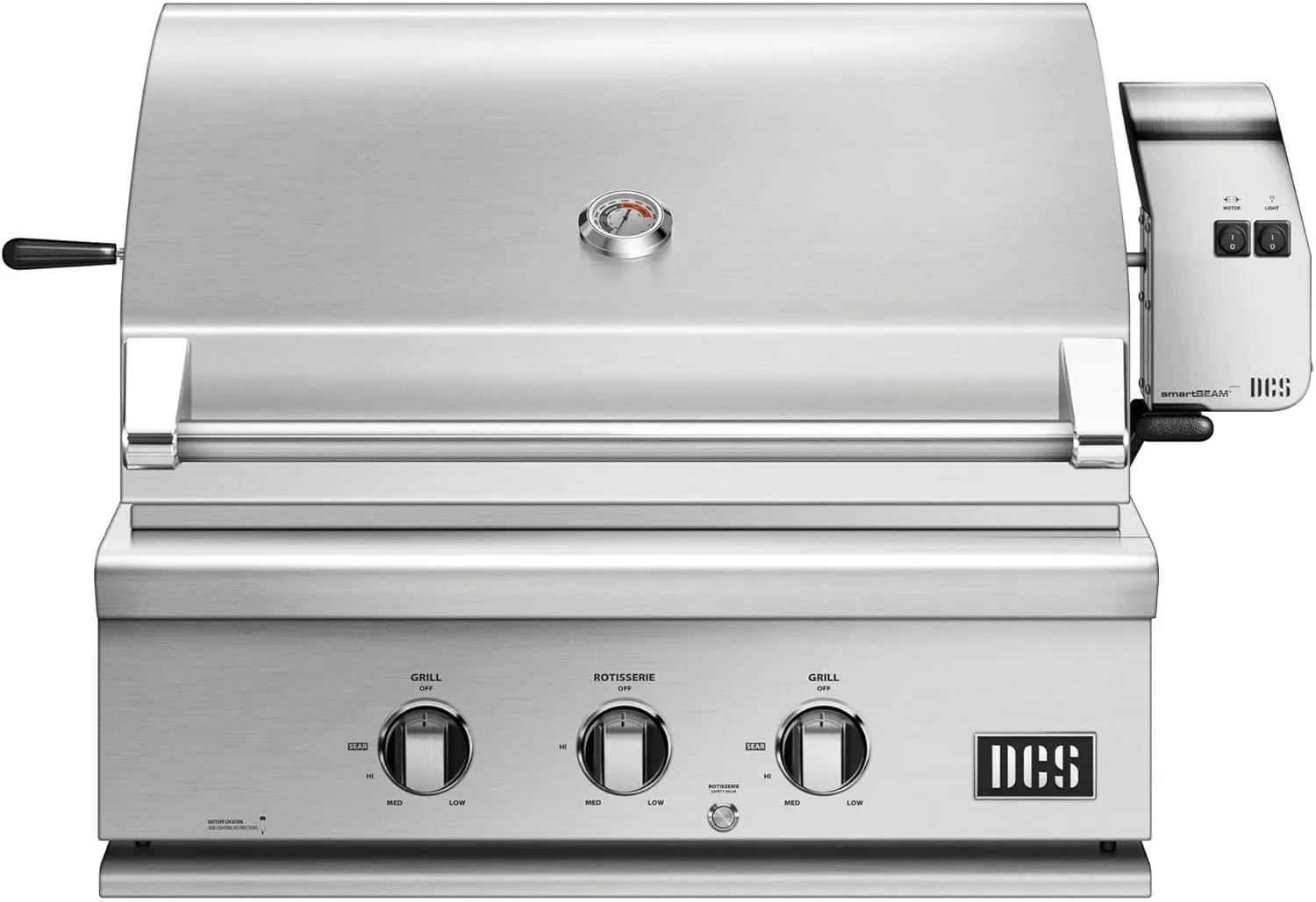 DCS Series 7 30-Inch Built-In Propane Gas Grill With Rotisserie - BH1-30R-L