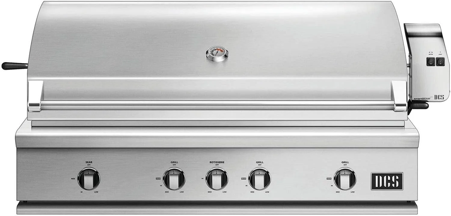 DCS Series 7 48-Inch Built-In Propane Gas Grill With Rotisserie & Infrared Burner - BH1-48RI-L