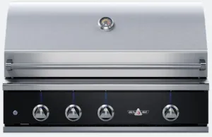 Delta Heat 38 Inch Black Natural Gas Grill with Rotisserie
