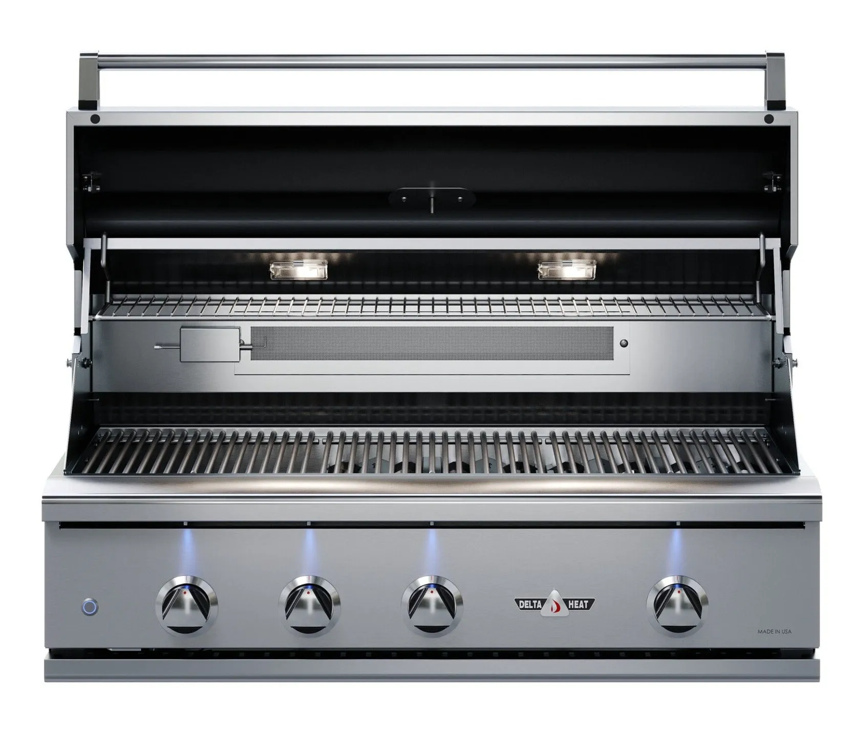 Delta Heat 38 Inch Natural Gas Grill with Infrared Rotisserie and Sear Zone