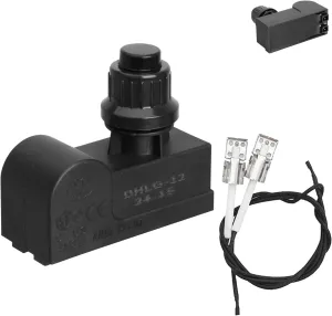 DHLG-12 Grill Igniters for Charbroil Ignitor Replacement, 2 Outlets AAA Battery Tact Push Button Electronic Ignition Module with Wires Grill Ignitor Replacement for Charbroil Grill Igniter Replacement