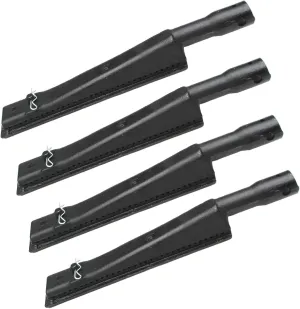 Direct Store Parts DB102 (4-Pack) 12 7/8" x 2 1/8" Cast Iron Burner Replacement for Brinkmann 810-4415-0, 810-4415-1, Charmglow, Costco Kirkland, Grill Zone, Nexgrill 720-0082 Gas Grill