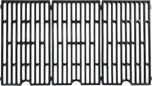 Direct store Parts DC105 (3-pack) Cast Iron Cooking grid Replacement for Vermont Castings, Chargriller, Jenn Air JA460, JA461, JA461P, JA480, JA580, JA-460 Gas Grills, 16 7/16" x 9 1/16" each grates
