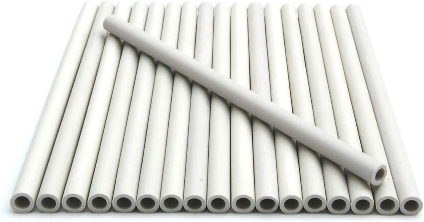 Direct Store Parts DF-18 Gas Grill Ceramic Radiants, BBQ Grill Ceramic Rods Replacement for DCS Heat Plates, for DCS Grill 245398, DCSCT, 9.5" Long, Set of 18pcs Ceramic Rods