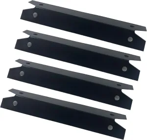 Direct Store Parts DP143 (4-Pack) Porcelain Steel Heat Shield/Heat Plates Replacement for Brinkmann, Charmglow, Gas Grill Models (Porcelain Steel)