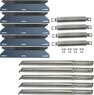Direct store Parts Kit DG182 Replacement for Charmglow 720-0396,720-0578 Gas Grill Burner,Crossover Tube,Heat Plate