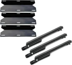 Direct store Parts Kit DG223 cast iron Burner and Heat Plate Replacement for Jenn Air 720-0061, 720-0062, 720-0063, 720-0099 Gas Grills, 3 Pack