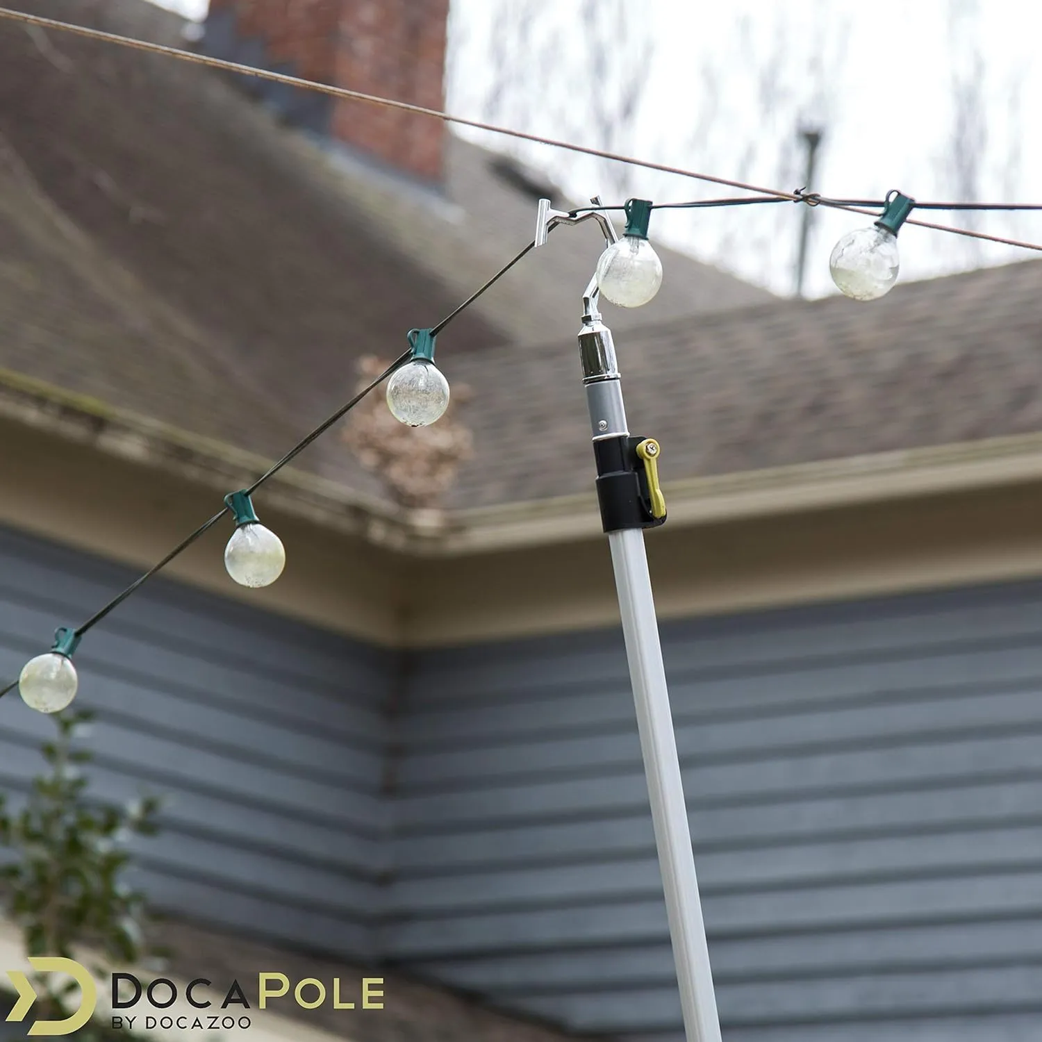 DOCA Boat Hook - Christmas Light Pole Hanger Tool - Durable & Lightweight Utility Hook for Docking, Tree Debris Removal