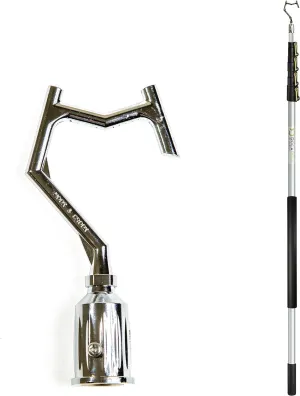 DOCA Boat Hook - Christmas Light Pole Hanger Tool - Durable & Lightweight Utility Hook for Docking, Tree Debris Removal